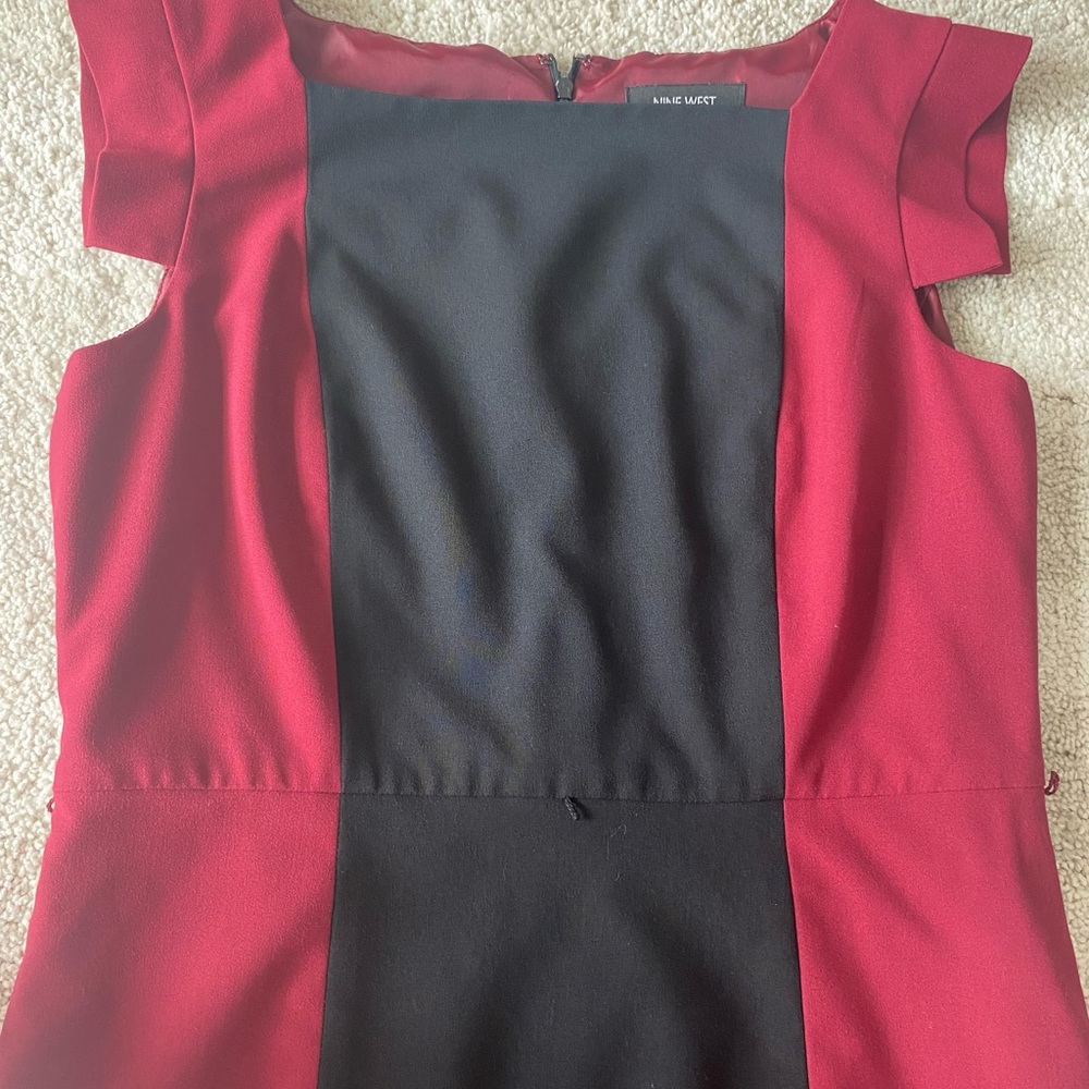 Block color dress